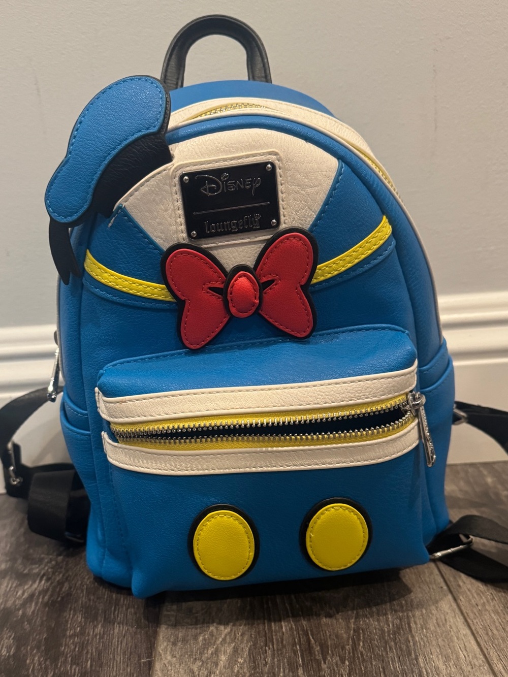 Loungefly Donald Duck Mini Backpack - Blue/Red/Yellow